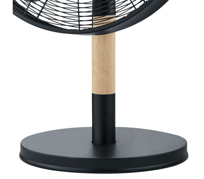 Reality Leuchten Staande Ventilator Viking Black 35cm