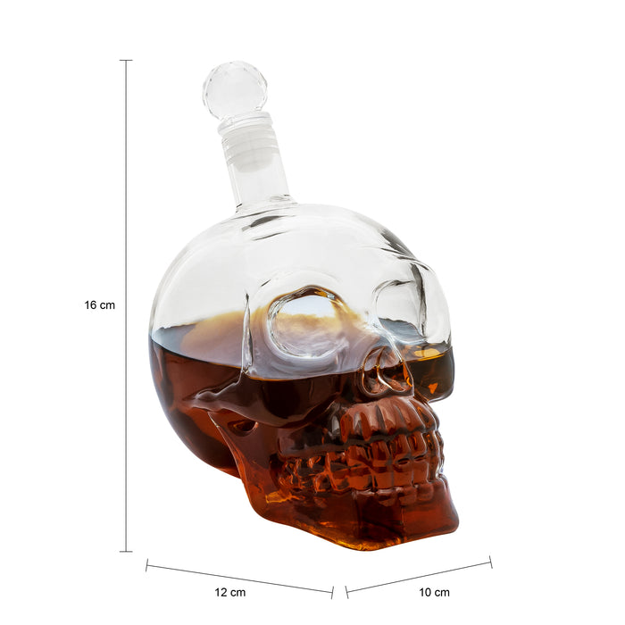 Aretica Whisky Karaf - Skull - Glas