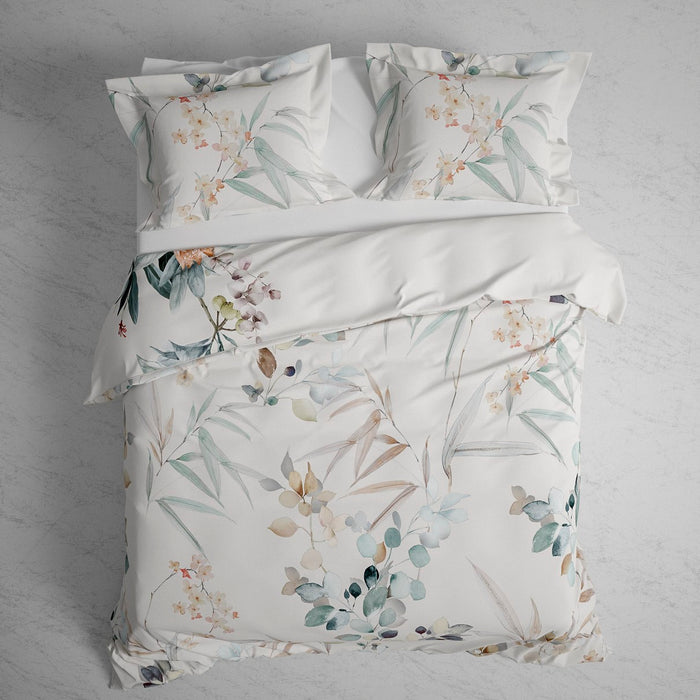 Heckett Lane Dekbedovertrek Katoen Satijn Antoni - urban blue