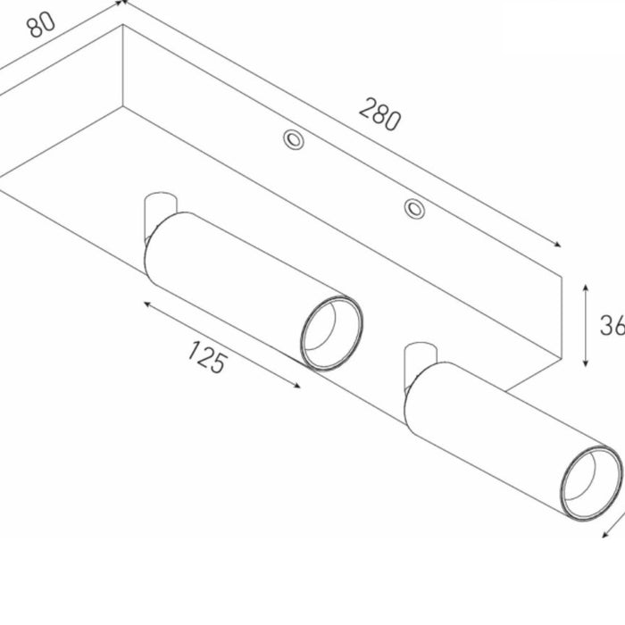 Berla Lighting Spot Copinia Led Wit 2 Lichts