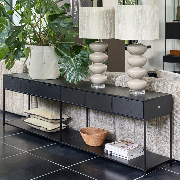 Riviera Maison Lampenkap Clay Chic Beige - 30x40 cm