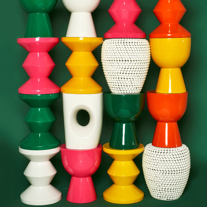 POLSPOTTEN Tip Tap Bijzettafel - Geel