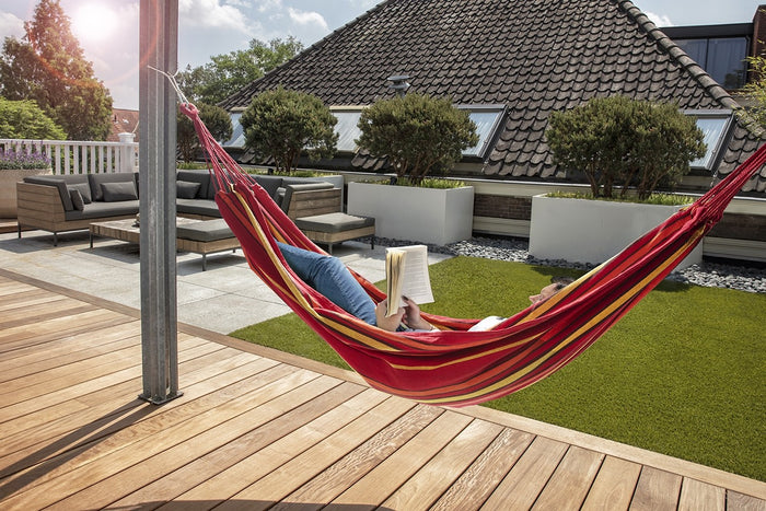 909 Outdoor Katoen Hangmat | Rood