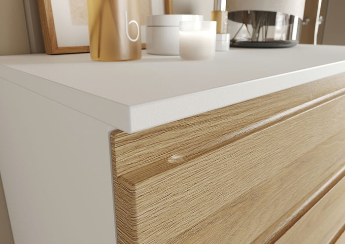 Germania Torrance Wastafelonderkast 80 cm Wit | Eiken