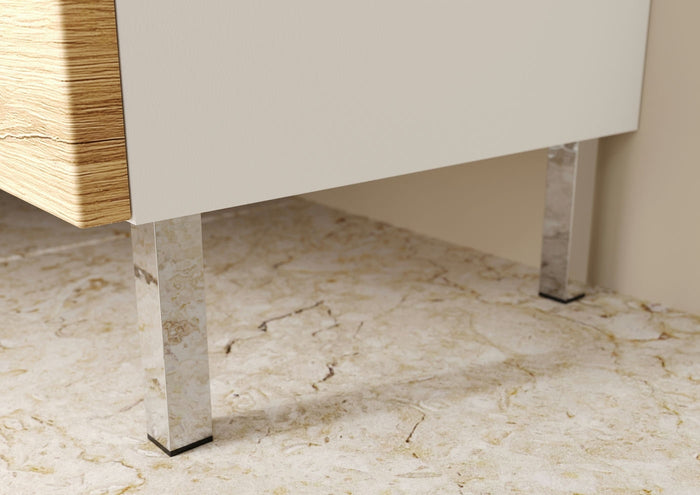 Germania Torrance Wastafelonderkast 80 cm Wit | Eiken