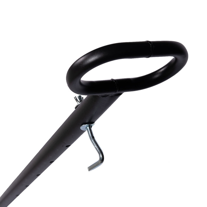 123Hammock Hangmatstandaard Eénpersoons Space Saver Zwart