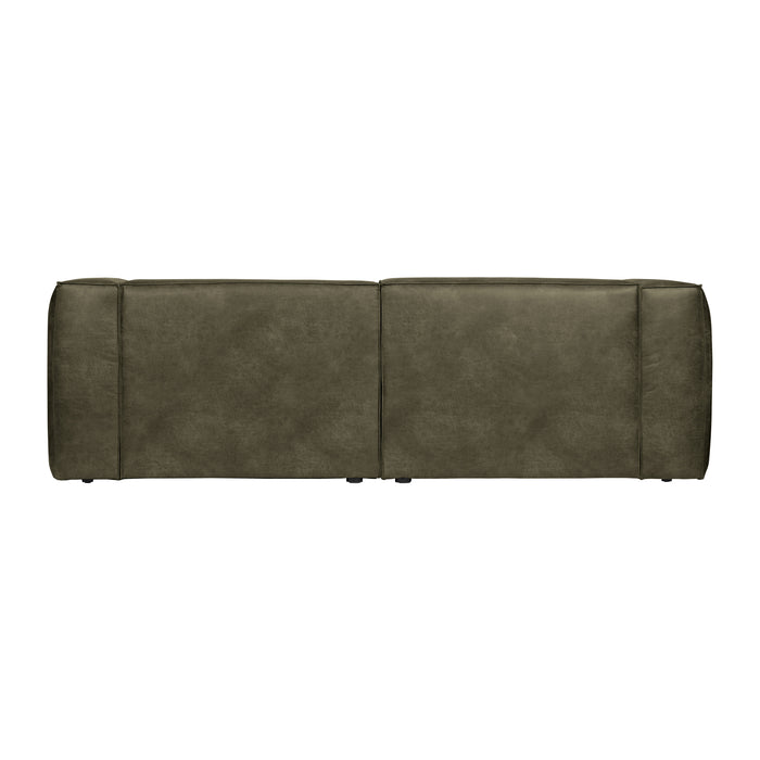 Woood Bean 3,5-zitsbank - Eco-leder - Army Green
