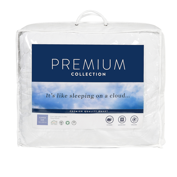 Beliani - AIZKORRI - Matrasbeschermer - Wit - 140 x cm - Microvezels