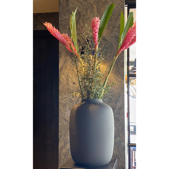 Vase The World - Artic L black Ø32,5 x H45 cm