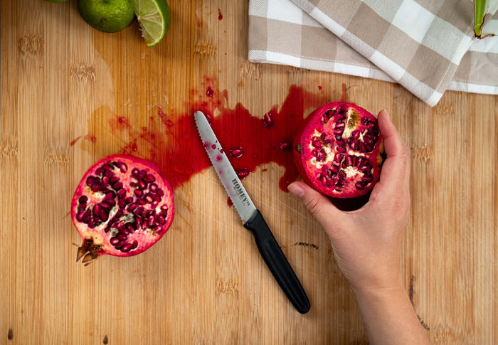 Homey's Mölti 6-delige Steak- en Tomatenmessenset - 11cm - Zwart