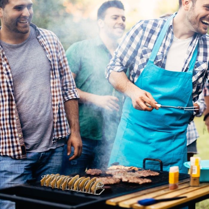 Orange85 Spareribs Rek Bbq Accesoires RVS 19 rijen Zilver Ovenrooster