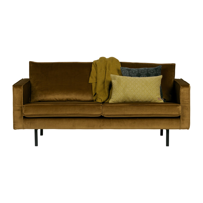 WOOOD Rodeo 2,5-zitsbank - Velvet - Honinggeel