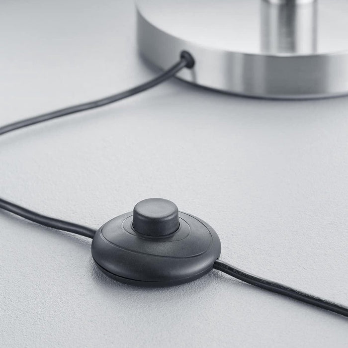 TRIO - Vloerlamp Loop Nikkel 138 cm .