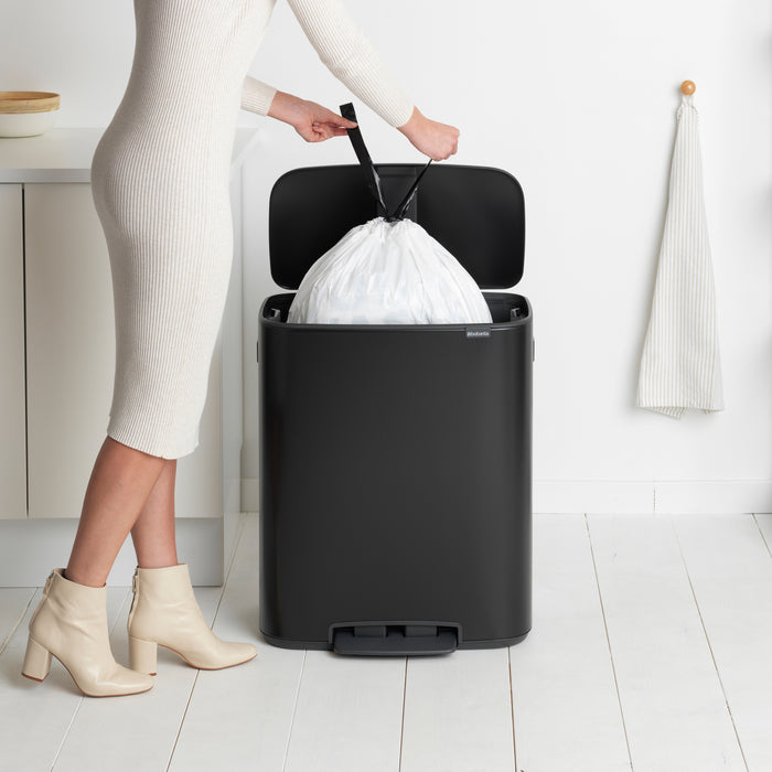 Brabantia Bo Pedaalemmer 60 Liter - Matt Black