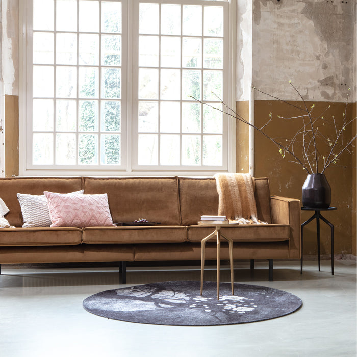 WOOOD Rodeo 3-zitsbank - Velvet - Honinggeel