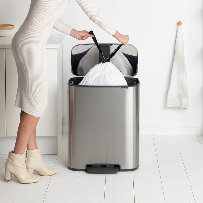 Brabantia Bo Pedaalemmer 60 Liter - Matt Steel