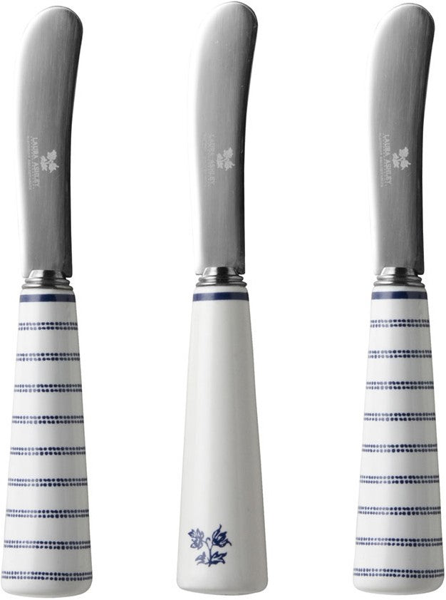 Laura Ashley Giftset 3 Botermesjes Uni en Candy Stripe