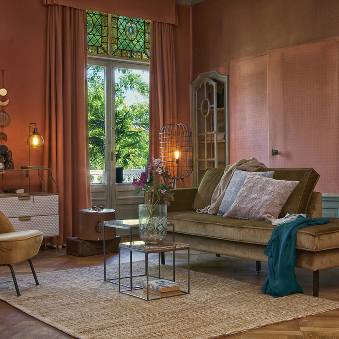 WOOOD Rodeo Daybed Links - Velvet - Honinggeel