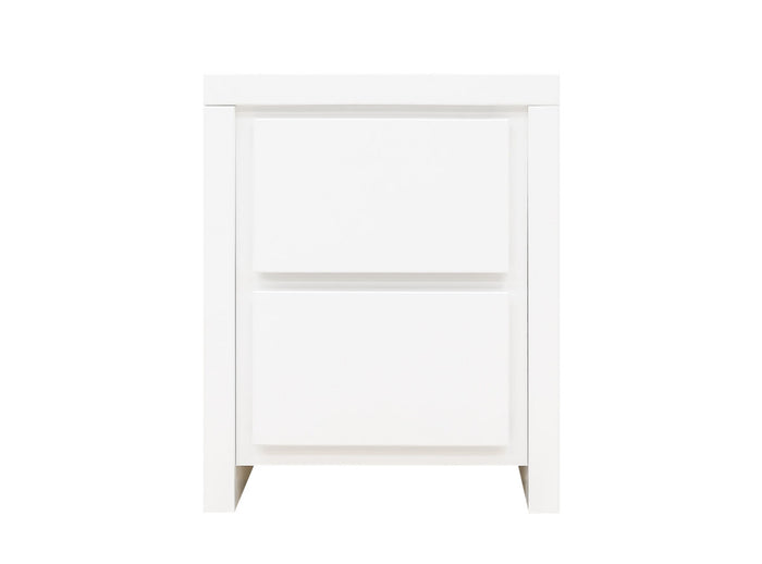 Bopita Camille nachtkastje | Ladeblok incl. 4 wielen - Wit