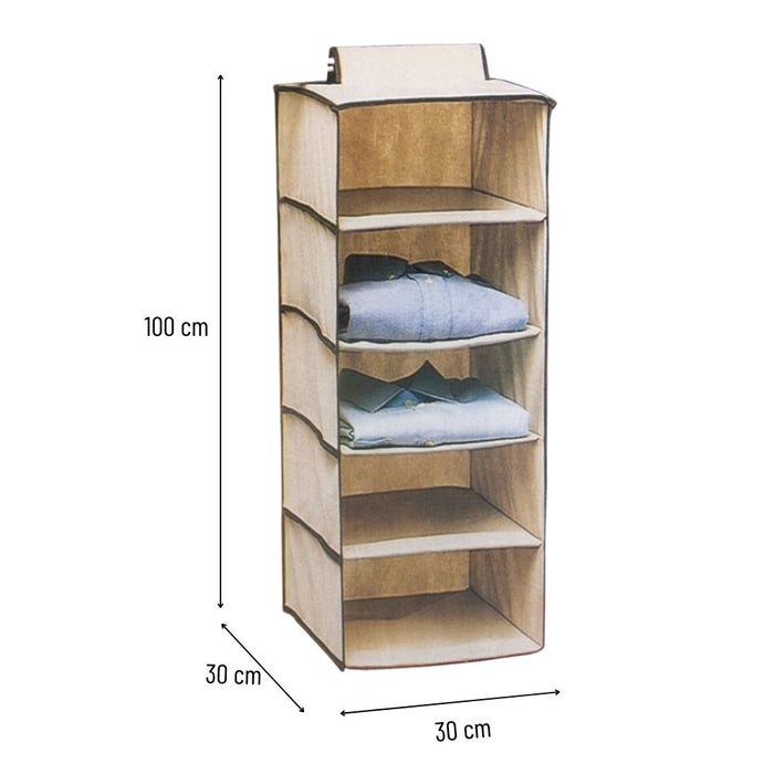 Orange85 Kleding Organizer Opbergsysteem 90 g Non Woven 30x30x100 cm