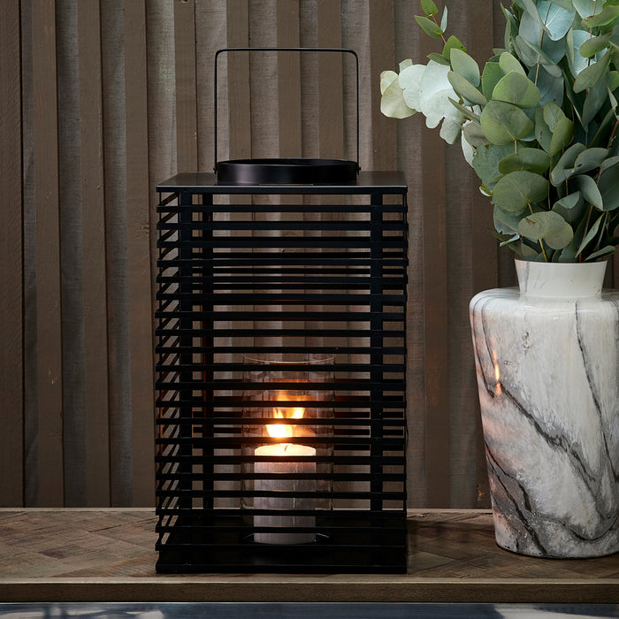Riviera Maison Stafford Square Lantern black (Ø) 26x (H) 55