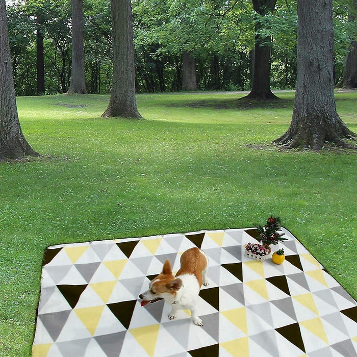 Sens Design XXXL Waterdicht Picknickkleed – 200x300 cm – Geel