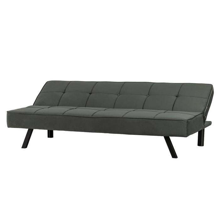 WOOOD Lenn Slaapbank - Velvet - Groen - 75x98x181