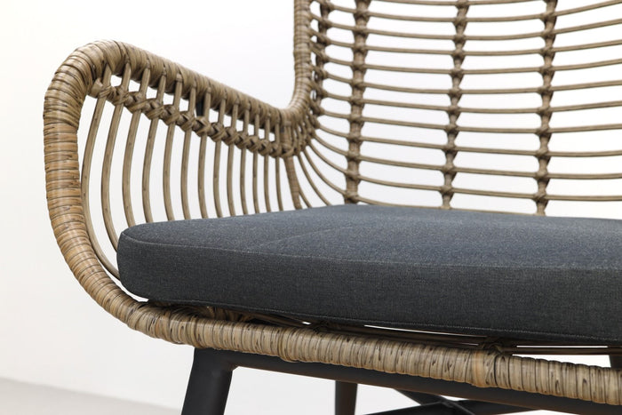 VDG Jasmine natural|Rome grey 100 cm. - tuinset 5-delig