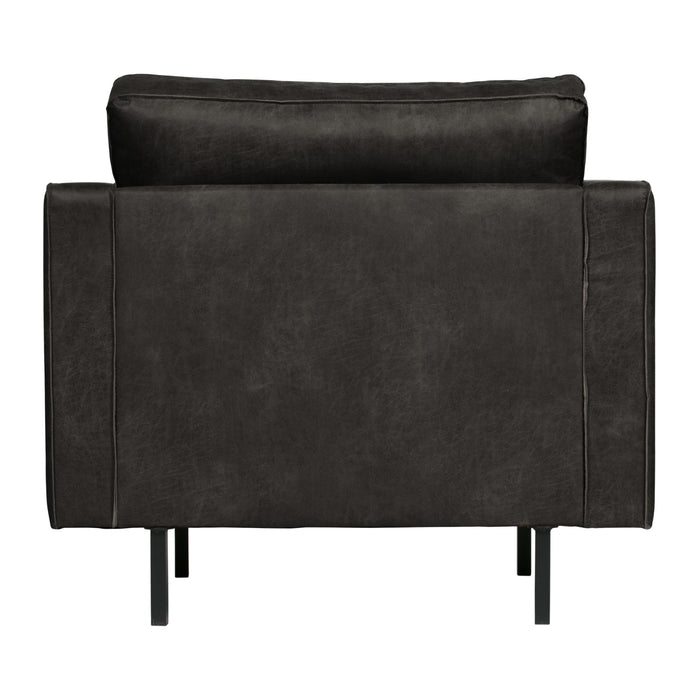 WOOOD Rodeo Classic Fauteuil - Eco-leder - Zwart