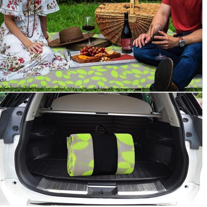 Sens Design XXL Waterdicht Picknickkleed – 200x200 cm – Groen