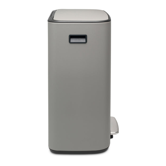 Brabantia Bo Pedaalemmer 2 x 30 L - Mineral Concrete Grey