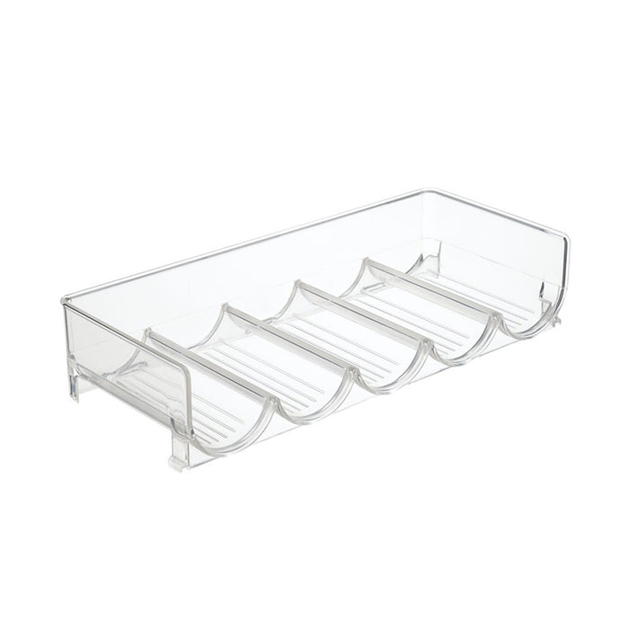 iDesign - Koelkast Flessenrek, Stapelbaar, 48.3 x 20.3 x 10.2 cm, Kuns