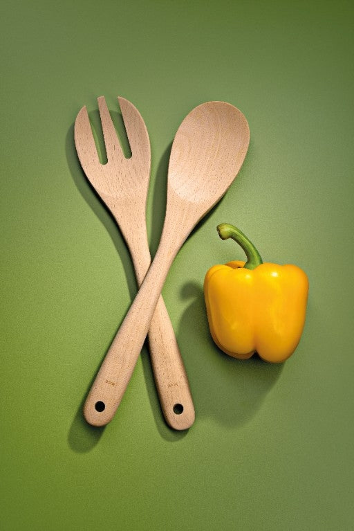 Saladebestek, 30.5 cm, Beukenhout - Kela | Calla