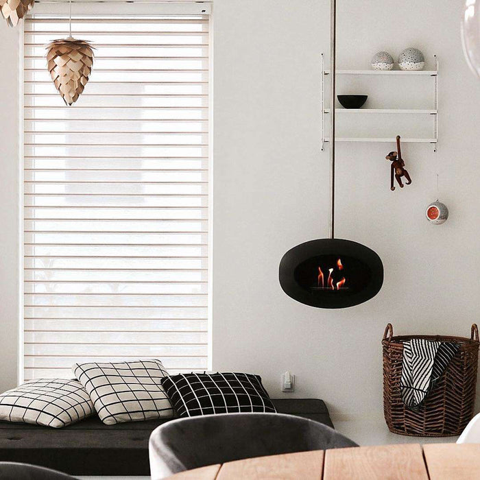 LeFeu SKY Haard Bio Ethanol 140 cm - Zwart