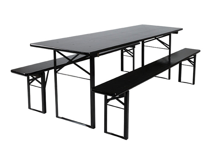 Picknicktafel beschermhoes London 150 cm - 180 cm zwart