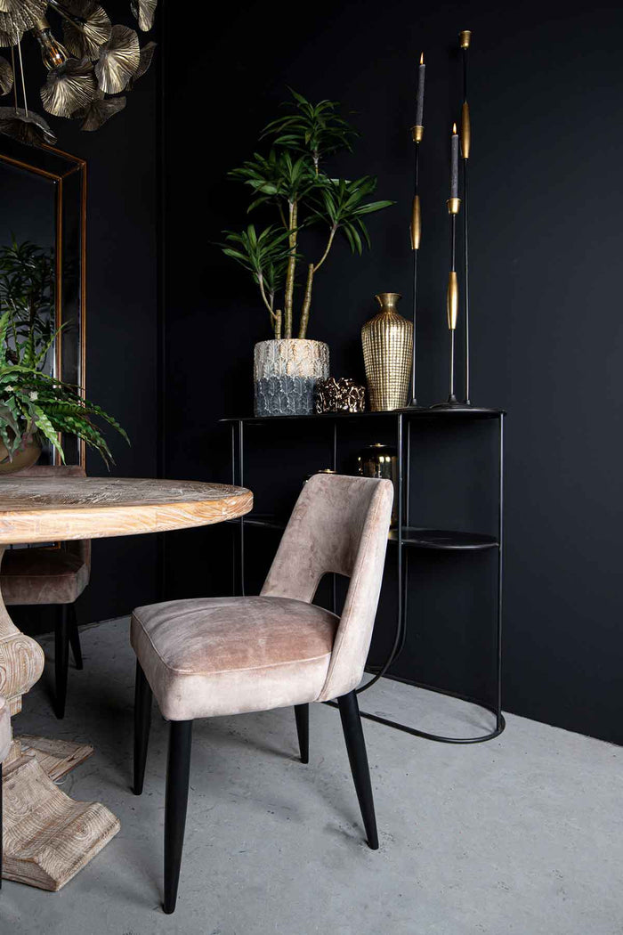 PTMD Stacey Kandelaar Smal - H125 x Ø14,5 cm - Metaal - Goud