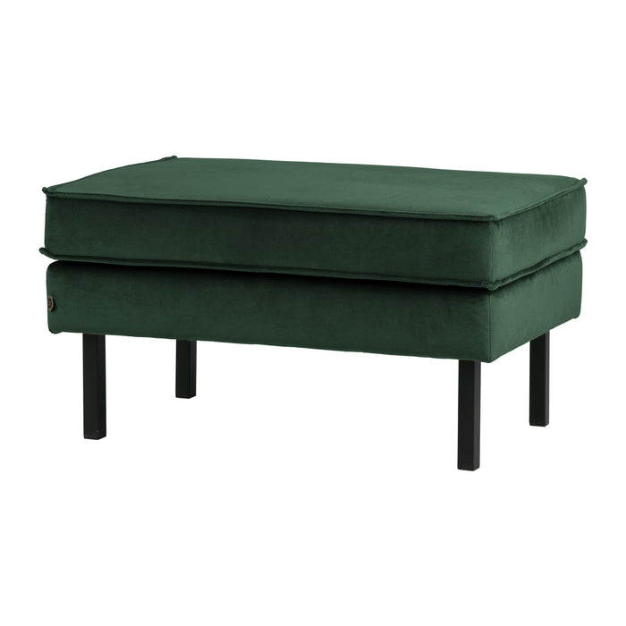 WOOOD Rodeo Hocker - Velvet - Green Forest