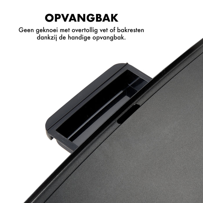 MOA Tafelgrill - Elektrische Bakplaat - Grill - 68 x 36 cm -