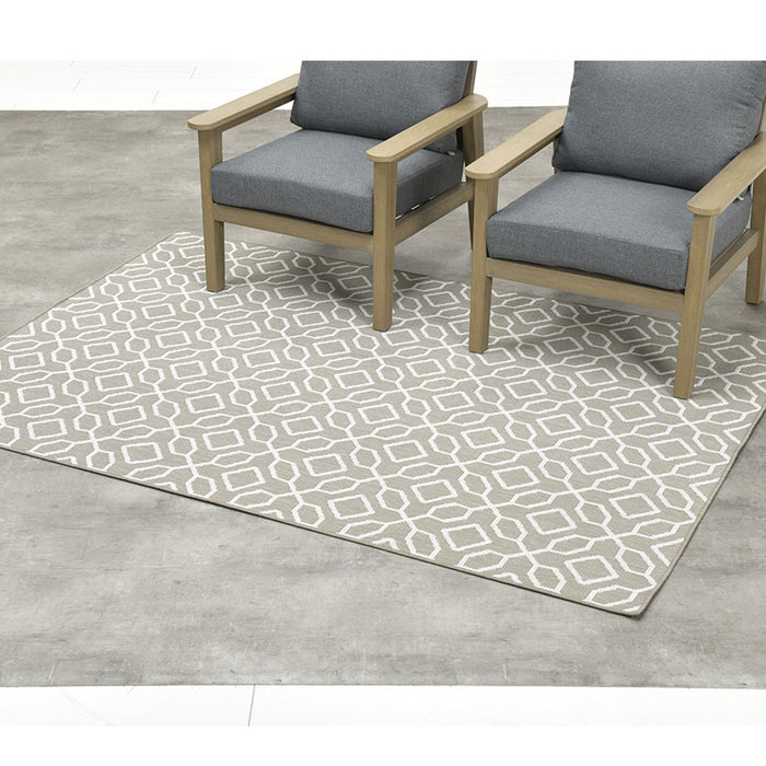 Garden Impressions Buitenkleed Gretha Eclips taupe 120x170 cm