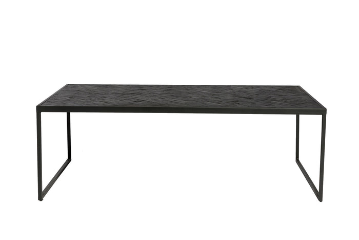 Duverger® Herringbone - Salontafel - rechthoekig - zwart - visgraat pa