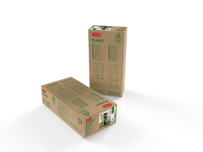 Keter Planet Opbergkast hoog - Multipurpose - 3 planken