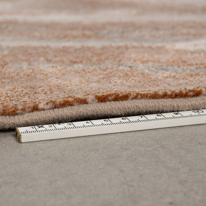 Zuiver Solar Vloerkleed Ø 200 cm - Terra/Grijs