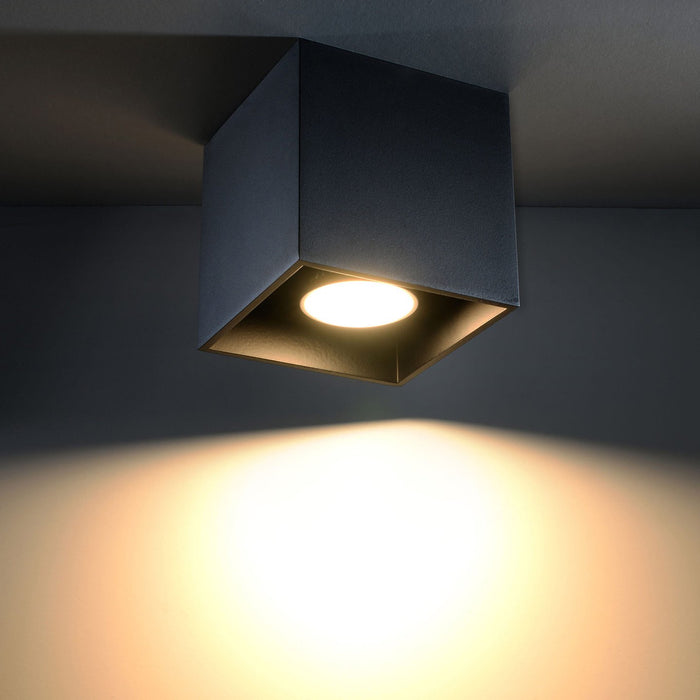 Sollux Plafondlamp Quad zwart