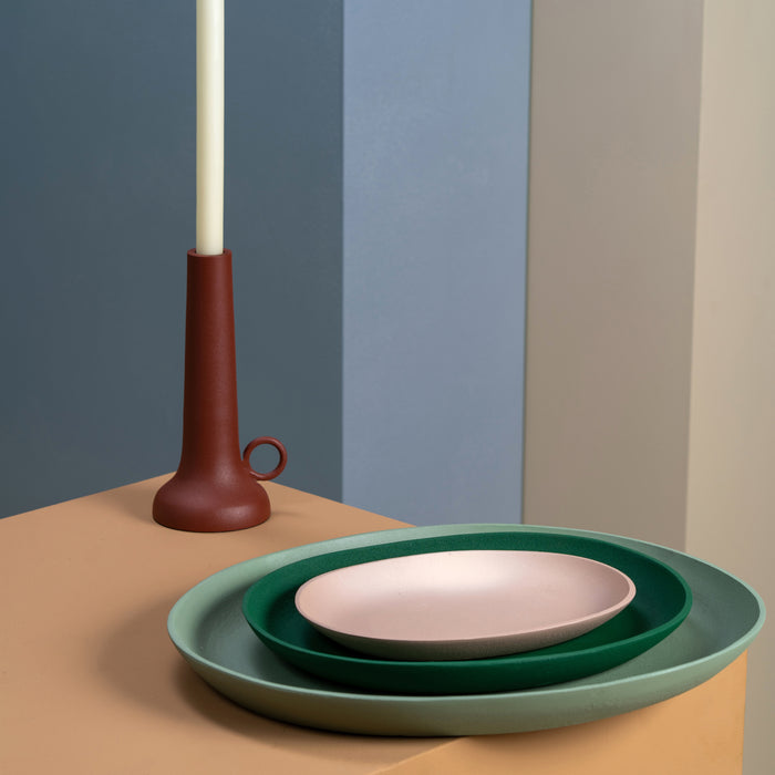 POLSPOTTEN Tray Dienbladen Green - Set van 3