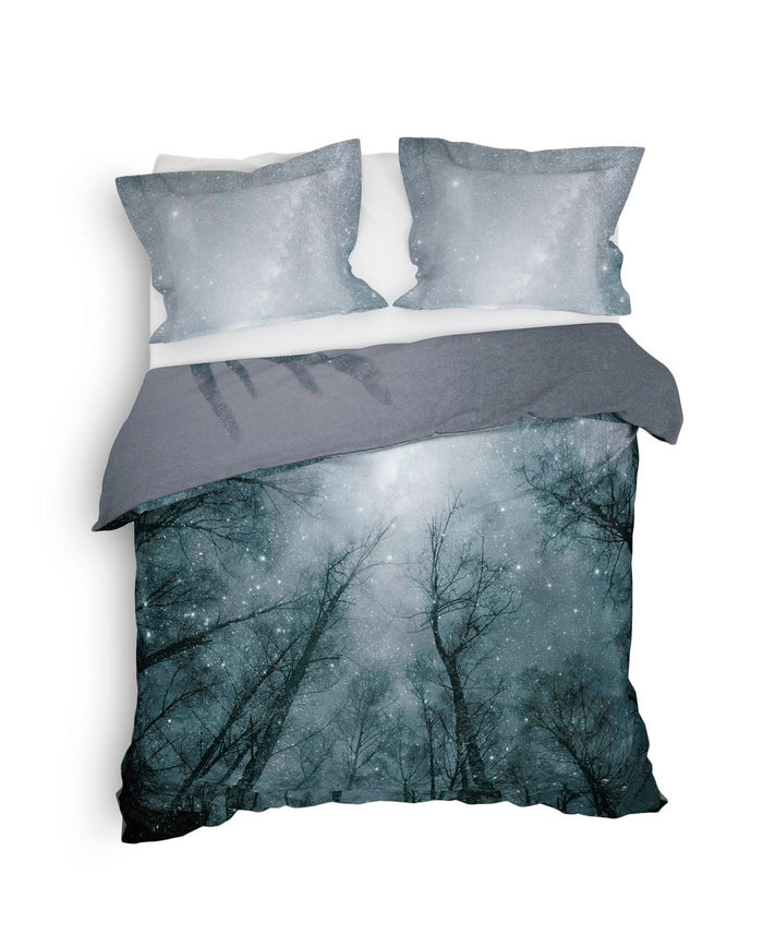 Heckett Lane Dekbedovertrek Katoen Satijn Myrthe - dark grey