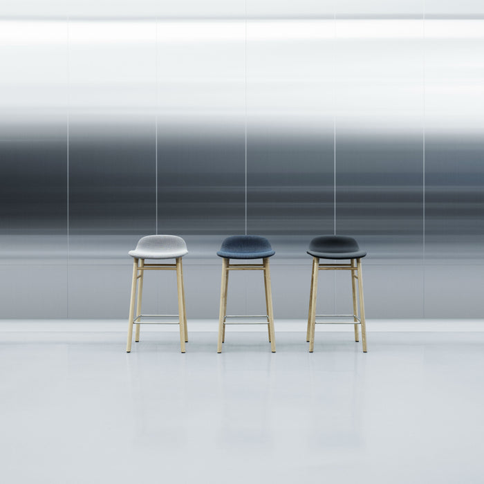 Normann Copenhagen Form Barkruk Low 75 cm - Eiken - Wit