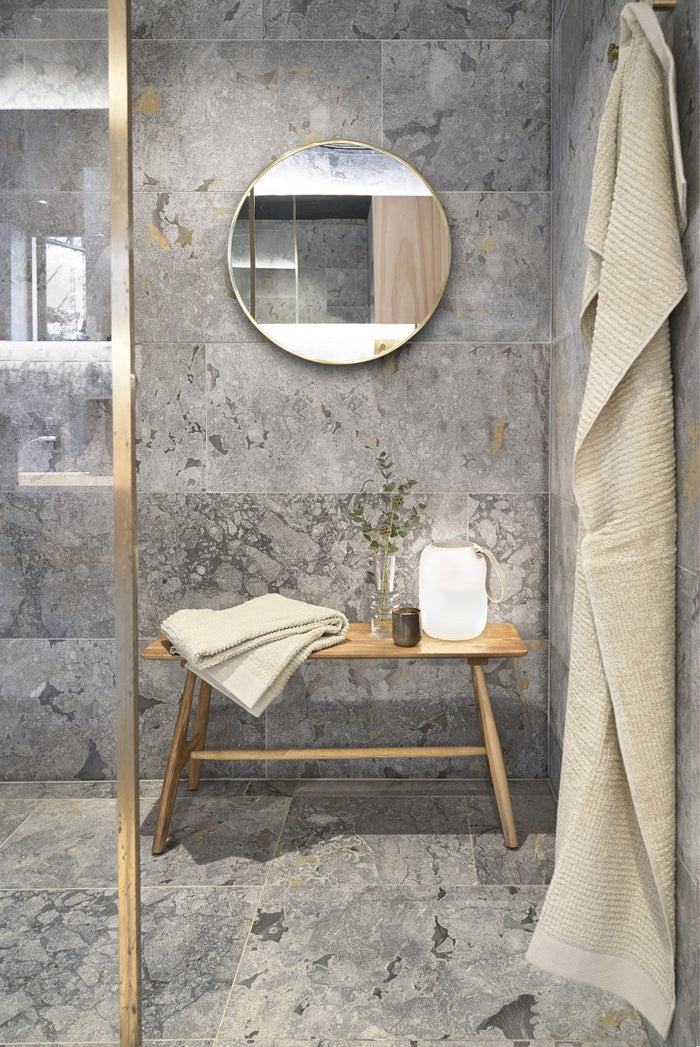 Villa Collection Bodo houten bankje naturel - 90 x 45 cm