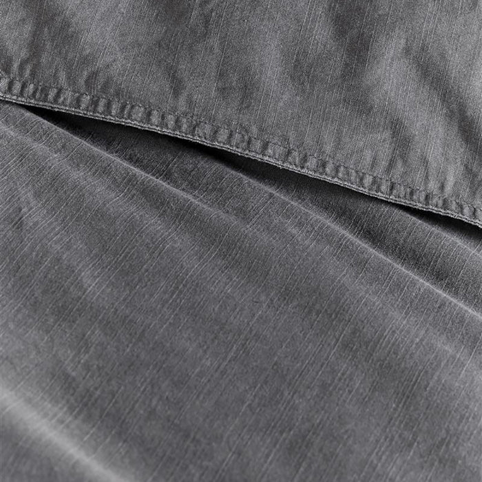 vtwonen Natural Stone Dekbedovertrek 200 x 200/220 cm - Antraciet