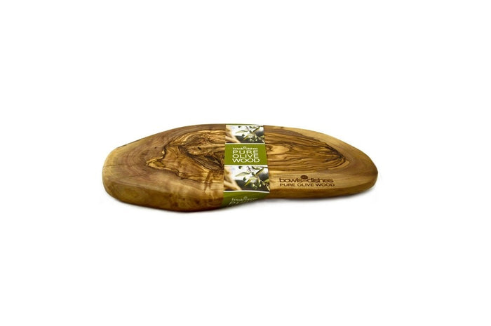 Bowls and Dishes Pure Olive Wood Tapasplank 30 x 35 cm