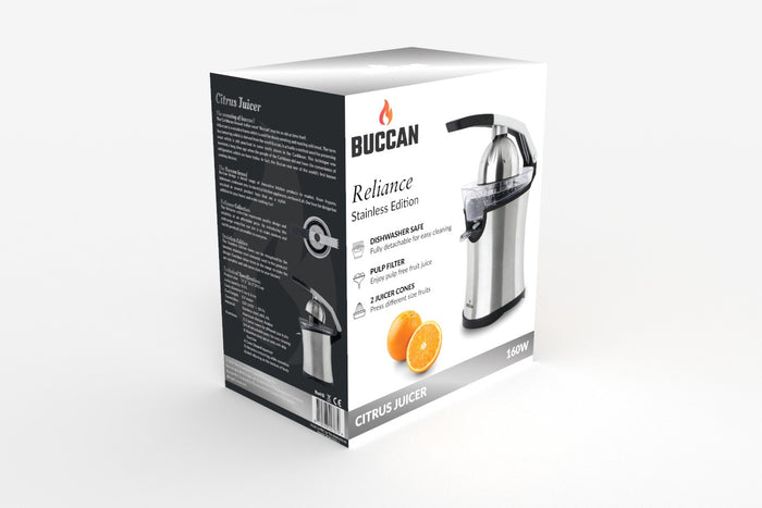 Buccan - Keukenmachine - Elektrische sinaasappelpers - 160W